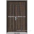 latest front double main mdf pvc door,meeting room wooden door designs